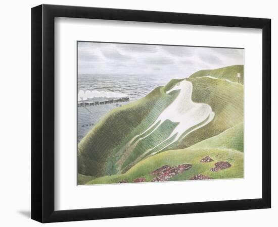 The Westbury Horse-Eric Ravilious-Framed Premium Giclee Print