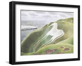 The Westbury Horse-Eric Ravilious-Framed Premium Giclee Print