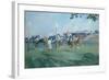 The Westchester Cup, Played at the Hurlingham Club, June 1936-Gilbert Holiday-Framed Giclee Print