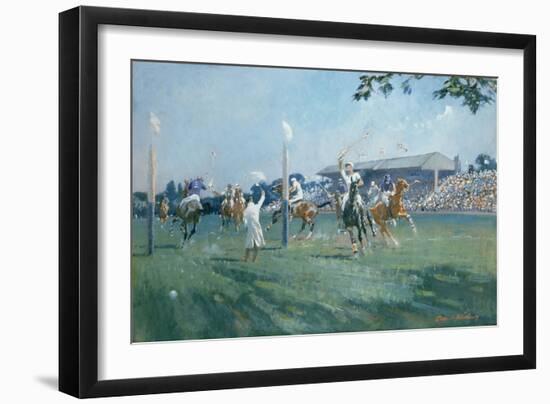The Westchester Cup, Played at the Hurlingham Club, June 1936-Gilbert Holiday-Framed Giclee Print