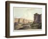 The Western Entrance of Shere Shah's Fort, Delhi-Thomas Daniell-Framed Premium Giclee Print