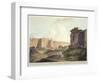 The Western Entrance of Shere Shah's Fort, Delhi-Thomas Daniell-Framed Premium Giclee Print