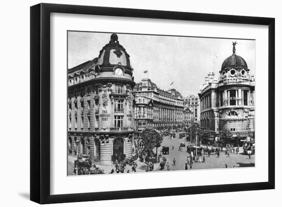 The Western Entrance to the Aldwych Crescent, London, 1926-1927-McLeish-Framed Giclee Print