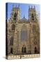 The Western Front of York Minster-Peter Richardson-Stretched Canvas