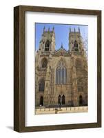 The Western Front of York Minster-Peter Richardson-Framed Photographic Print