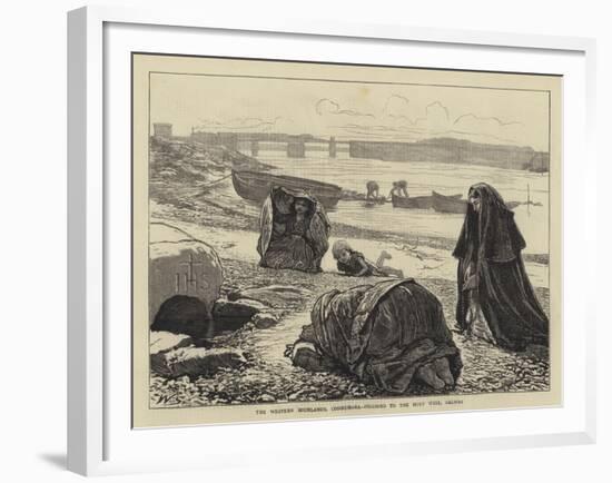 The Western Highlands, Connemara, Pilgrims to the Holy Well, Galway-William Small-Framed Giclee Print