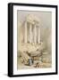 The Western Portico, Baalbec-David Roberts-Framed Giclee Print