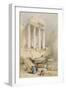 The Western Portico, Baalbec-David Roberts-Framed Giclee Print