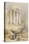 The Western Portico, Baalbec-David Roberts-Stretched Canvas