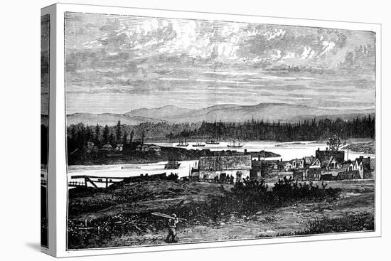 The Western Suburbs of Victoria, Vancouver Island, Canada, C1888-null-Stretched Canvas