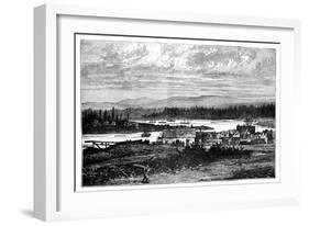 The Western Suburbs of Victoria, Vancouver Island, Canada, C1888-null-Framed Giclee Print