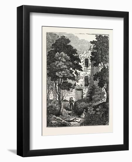 The Western Tower of Tutbury Castle, Tutbury, Staffordshire, England, Uk-null-Framed Premium Giclee Print