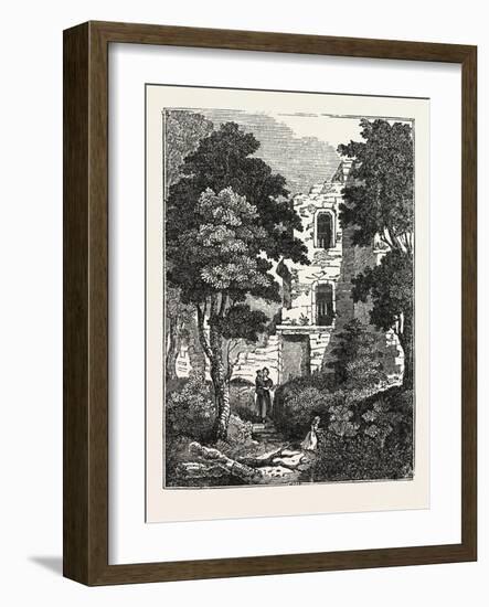 The Western Tower of Tutbury Castle, Tutbury, Staffordshire, England, Uk-null-Framed Giclee Print