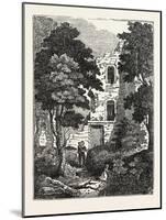 The Western Tower of Tutbury Castle, Tutbury, Staffordshire, England, Uk-null-Mounted Giclee Print