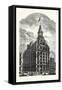 The Western Union Telegraph Building, New York, Was Completed in 1875. Usa-Marc Nattier-Framed Stretched Canvas