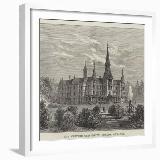 The Western University, London, Ontario-null-Framed Giclee Print