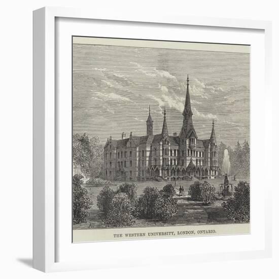 The Western University, London, Ontario-null-Framed Giclee Print