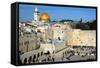 The Western Wall is the Remnant of the Ancient Wall that Surrounded the Jewish Temple's Courtyard I-SeanPavonePhoto-Framed Stretched Canvas