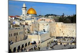 The Western Wall is the Remnant of the Ancient Wall that Surrounded the Jewish Temple's Courtyard I-SeanPavonePhoto-Mounted Photographic Print