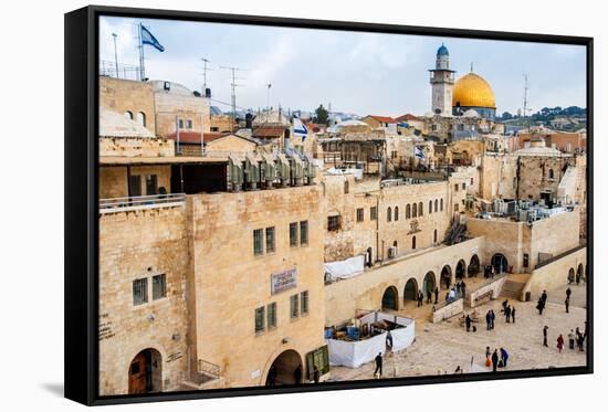 The Western Wall,Temple Mount, Jerusalem, Israel-Zhukov-Framed Stretched Canvas