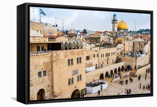 The Western Wall,Temple Mount, Jerusalem, Israel-Zhukov-Framed Stretched Canvas