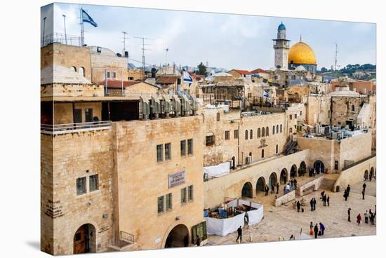 The Western Wall,Temple Mount, Jerusalem, Israel-Zhukov-Stretched Canvas