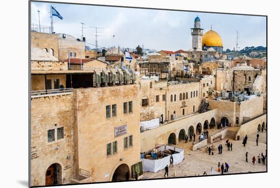 The Western Wall,Temple Mount, Jerusalem, Israel-Zhukov-Mounted Photographic Print