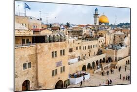 The Western Wall,Temple Mount, Jerusalem, Israel-Zhukov-Mounted Photographic Print