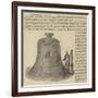 The Westminster Clock Bell-null-Framed Giclee Print