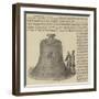 The Westminster Clock Bell-null-Framed Giclee Print