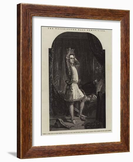 The Westminster Hall Exhibition-John Callcott Horsley-Framed Giclee Print