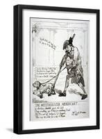 The Westminster Mendicant, 1784-Thomas Rowlandson-Framed Giclee Print