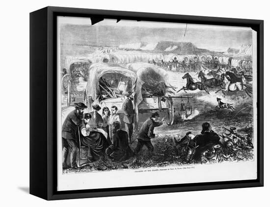 The Westward Expansion, 1869-null-Framed Stretched Canvas