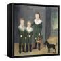 The Westwood Children c.1807-Joshua Johnson-Framed Stretched Canvas