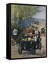 The Wet Nurse, 1900 Poster by Wilhio of Paris for De Dion Bouton Automobiles-null-Framed Stretched Canvas