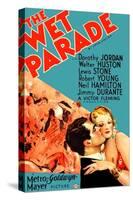 THE WET PARADE, from left on US poster art: Neil Hamilton, Myrna Loy, 1932-null-Stretched Canvas