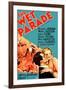 THE WET PARADE, from left on US poster art: Neil Hamilton, Myrna Loy, 1932-null-Framed Art Print