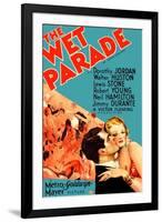 THE WET PARADE, from left on US poster art: Neil Hamilton, Myrna Loy, 1932-null-Framed Art Print