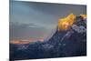 The Wetterhorn from Kleine Scheidegg, Jungfrau region, Bernese Oberland, Swiss Alps, Switzerland, E-Frank Fell-Mounted Photographic Print