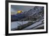 The Wetterhorn from Kleine Scheidegg, Jungfrau region, Bernese Oberland, Swiss Alps, Switzerland, E-Frank Fell-Framed Photographic Print