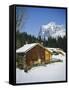 The Wetterhorn Mountain from Above Grindelwald, Bernese Oberland, Swiss Alps, Switzerland-R H Productions-Framed Stretched Canvas