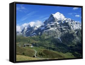 The Wetterhorn, Near Grindelwald, Bernese Oberland, Swiss Alps, Switzerland-Hans Peter Merten-Framed Stretched Canvas