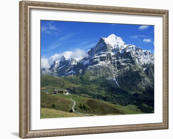 The Wetterhorn, Near Grindelwald, Bernese Oberland, Swiss Alps, Switzerland-Hans Peter Merten-Framed Photographic Print