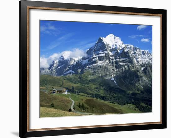 The Wetterhorn, Near Grindelwald, Bernese Oberland, Swiss Alps, Switzerland-Hans Peter Merten-Framed Photographic Print