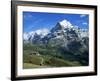 The Wetterhorn, Near Grindelwald, Bernese Oberland, Swiss Alps, Switzerland-Hans Peter Merten-Framed Photographic Print