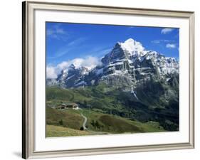 The Wetterhorn, Near Grindelwald, Bernese Oberland, Swiss Alps, Switzerland-Hans Peter Merten-Framed Photographic Print