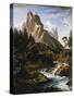 The Wetterhorn-Joseph Anton Koch-Stretched Canvas