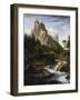 The Wetterhorn-Joseph Anton Koch-Framed Giclee Print