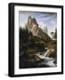 The Wetterhorn-Joseph Anton Koch-Framed Giclee Print