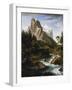 The Wetterhorn-Joseph Anton Koch-Framed Giclee Print